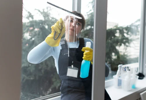 Nettoyage de vitres intérieures et extérieures à la Couture-Boussey